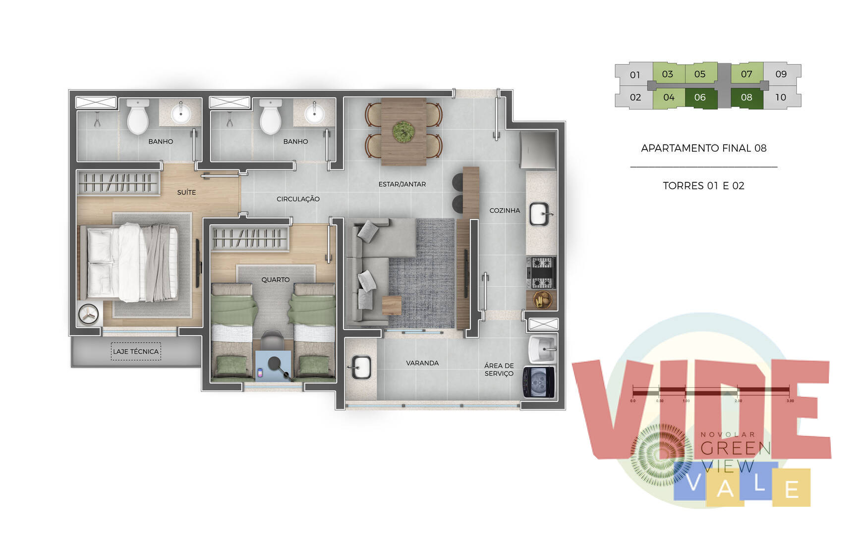 Apartamento, 2 quartos, 54 m² - Foto 30