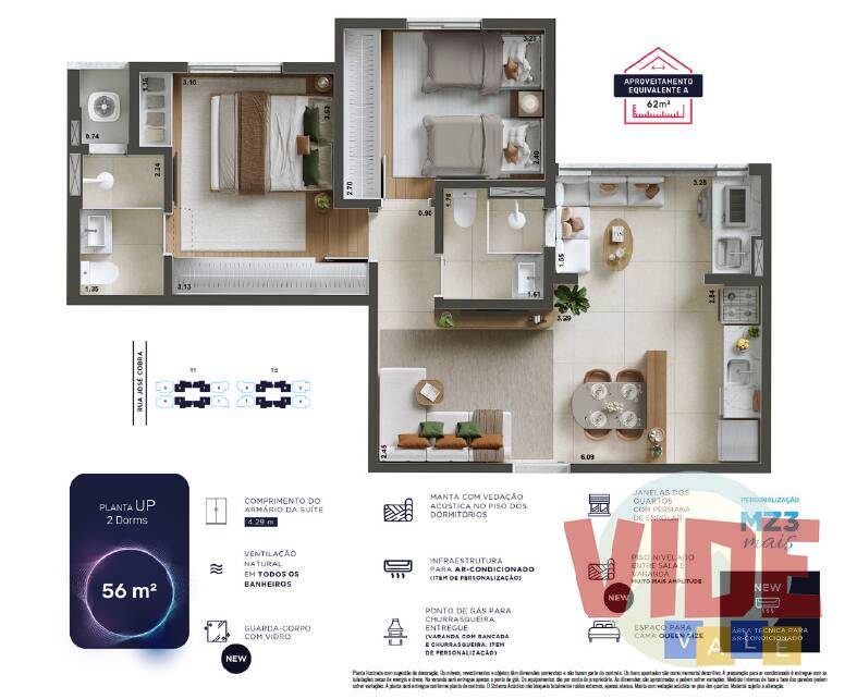 Apartamento, 3 quartos, 71 m² - Foto 10