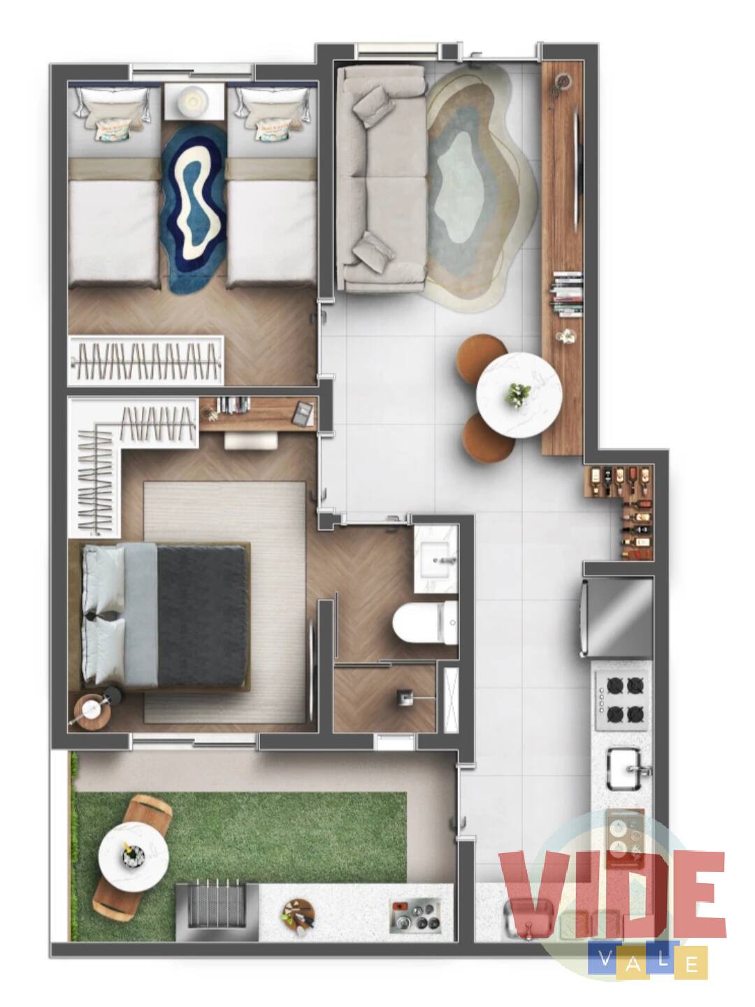 Apartamento à venda com 2 quartos, 49m² - Foto 28