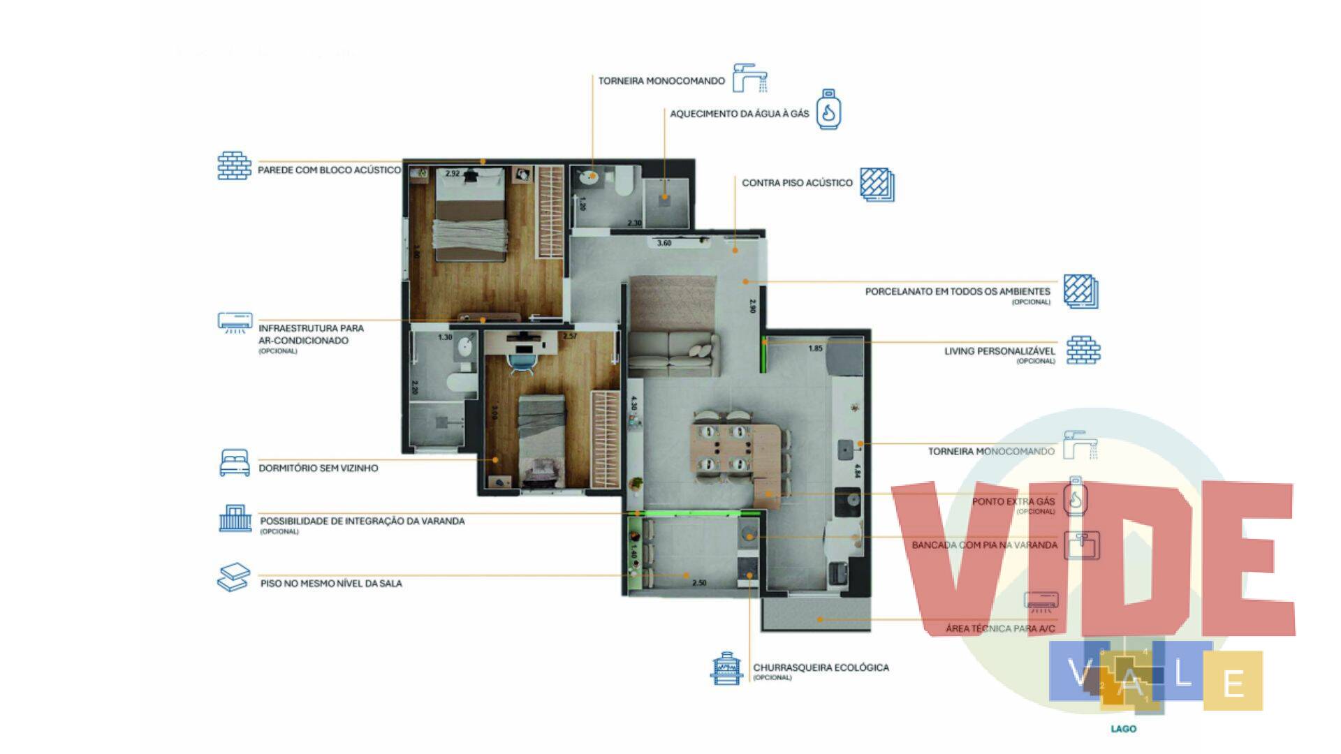 Apartamento, 2 quartos, 55 m² - Foto 15