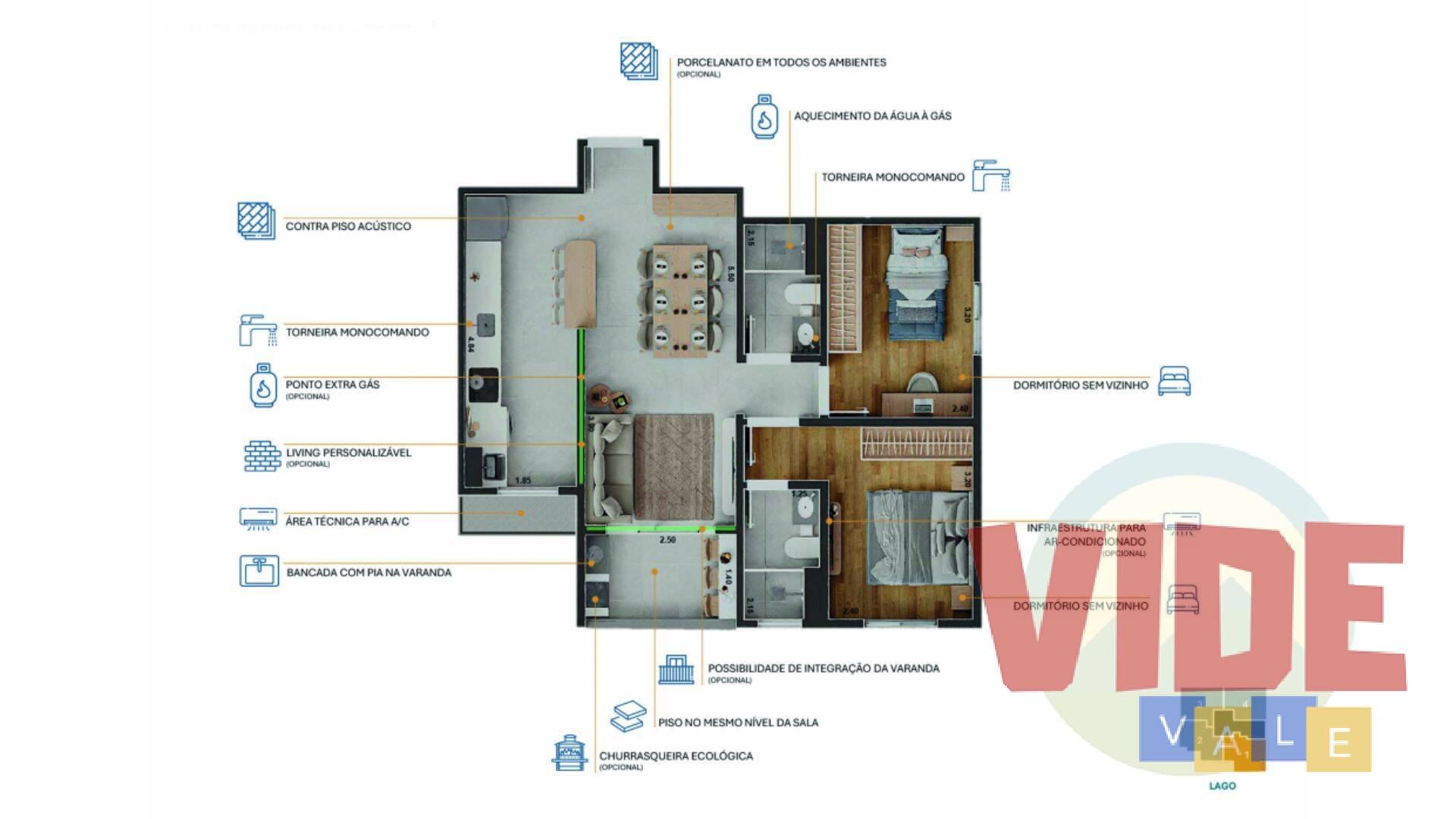 Apartamento, 2 quartos, 55 m² - Foto 14