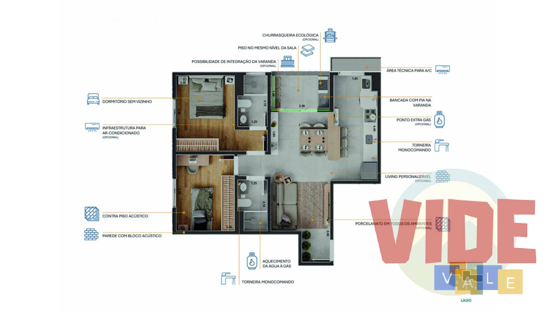 Apartamento, 2 quartos, 55 m² - Foto 16