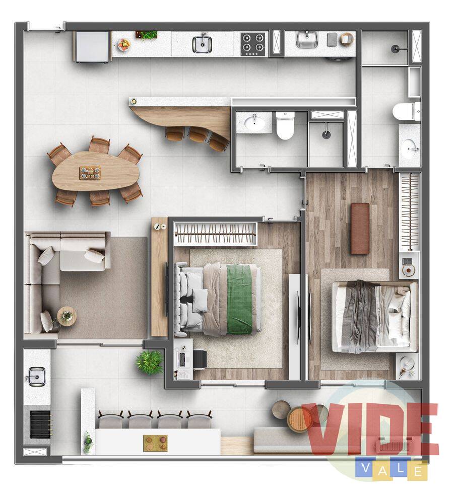 Apartamento, 2 quartos, 90 m² - Foto 13