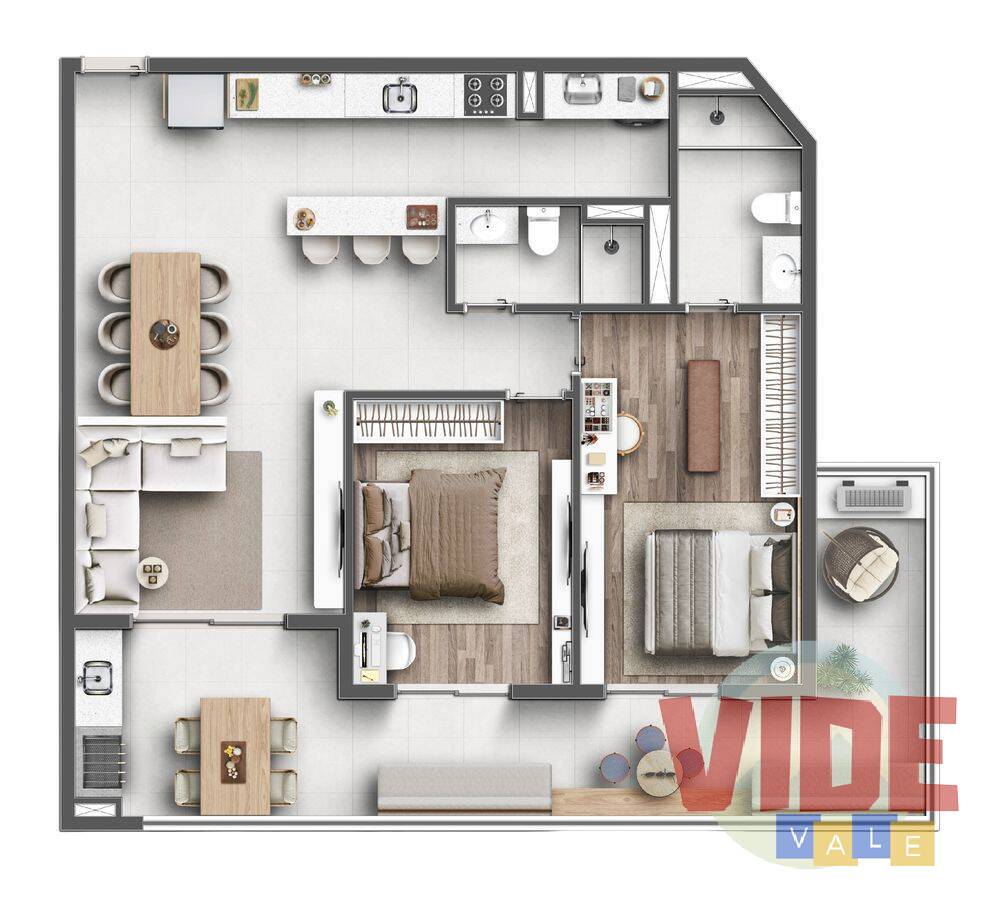 Apartamento, 2 quartos, 90 m² - Foto 14