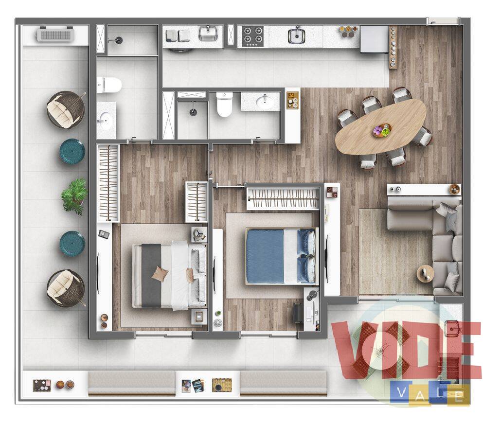 Apartamento, 2 quartos, 90 m² - Foto 17